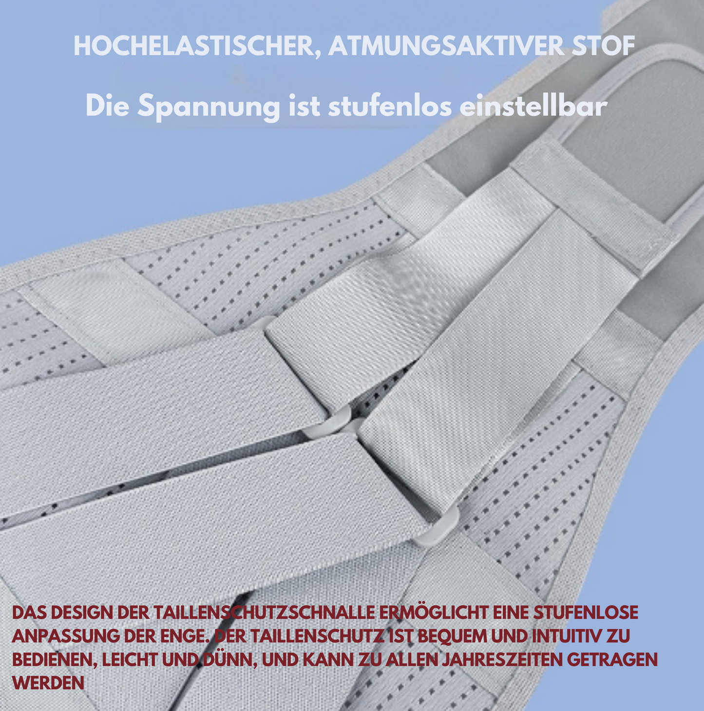 Rückenstütze für Sportaktivitäten – Ergonomische Lendenwirbelstütze