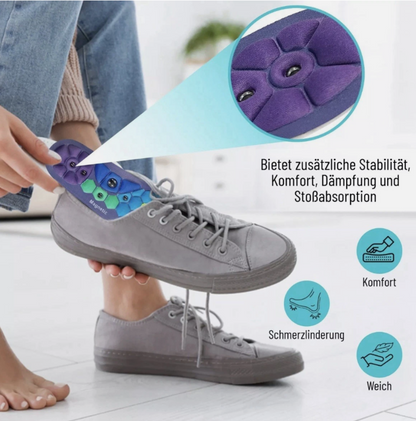 Magnetische Akupressur-Einlegesohlen für schmerzfreie Füße, Perfekt für Sportler, Ältere & Langsteher